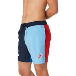 Swim Trunks & Boardshorts-Speedo Colorblock Redondo Edge Volley 17