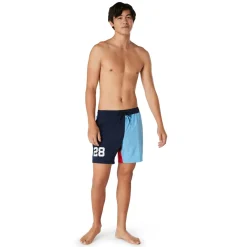 Swim Trunks & Boardshorts-Speedo Colorblock Redondo Edge Volley 17