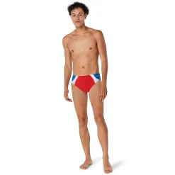 Briefs-Speedo Dual Colorblock One Brief High Risk Red