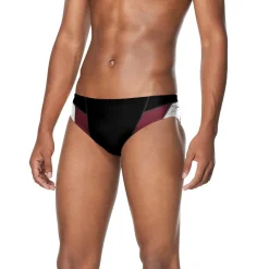 Briefs-Speedo Edge Splice Brief Maroon