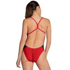 Racing|One Pieces-Speedo Edge Splice One Back One Piece Red