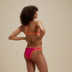 Two Pieces-Speedo Flu3nte Foil Scoop Bottom Pink