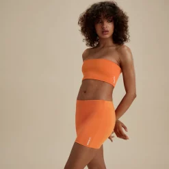 Two Pieces-Speedo Flu3nte Solid Convertible Tube Orange