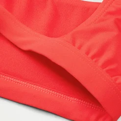 Two Pieces-Speedo Flu3nte Solid Convertible Top Red