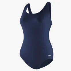 Fitness|One Pieces-Speedo Plus Moderate Ultraback One Piece Navy