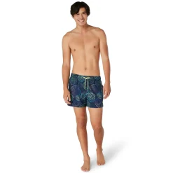Swim Trunks & Boardshorts-Speedo Printed Redondo Edge Volley 14