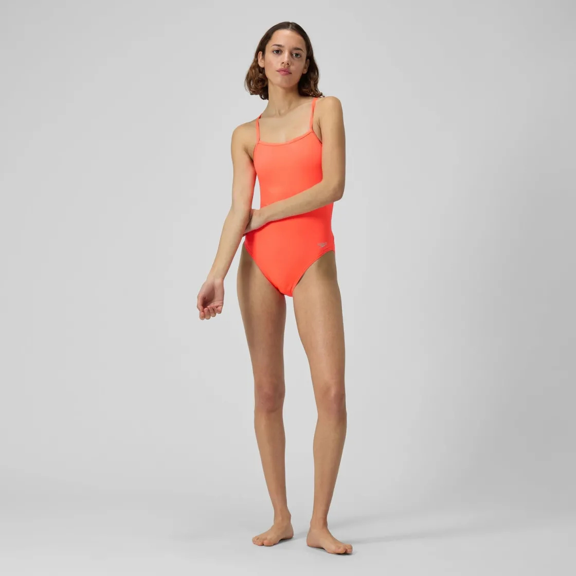 Training|One Pieces-Speedo Solid One Back One Piece Siren Red