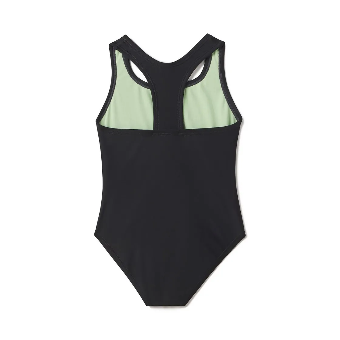 Girls Training|Girls Swimwear-Speedo Solid Racerback One Piece Black