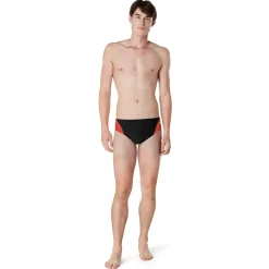Briefs-Speedo Splice Brief Red